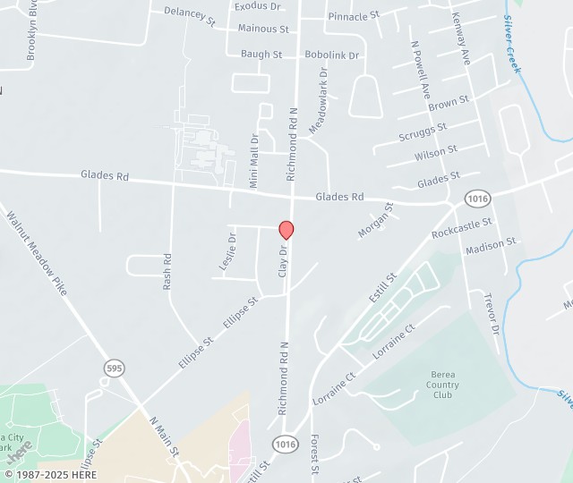 Location Map: 127 Clay Dr Berea, KY 40403